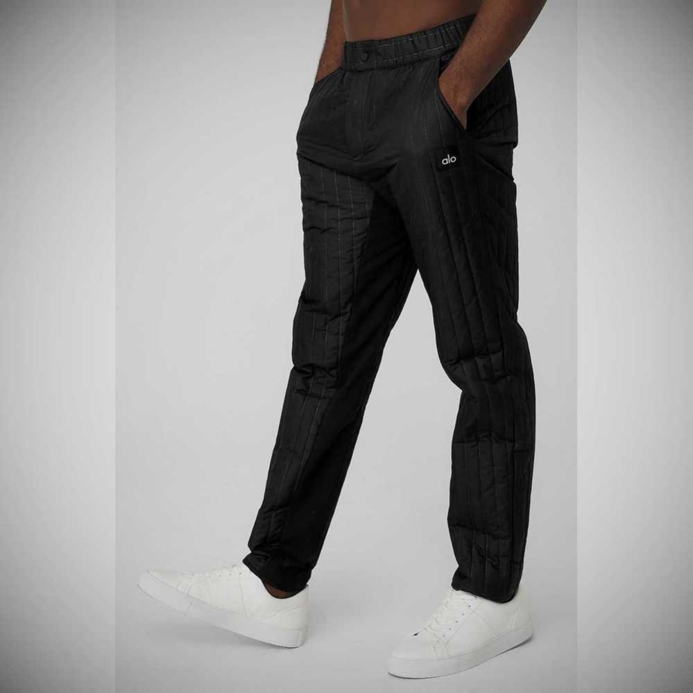 Pantalones Alo Yoga Future Hombre Negros | MX-51QBTU