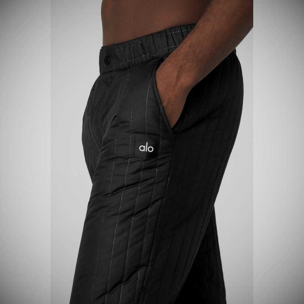 Pantalones Alo Yoga Future Hombre Negros | MX-51QBTU