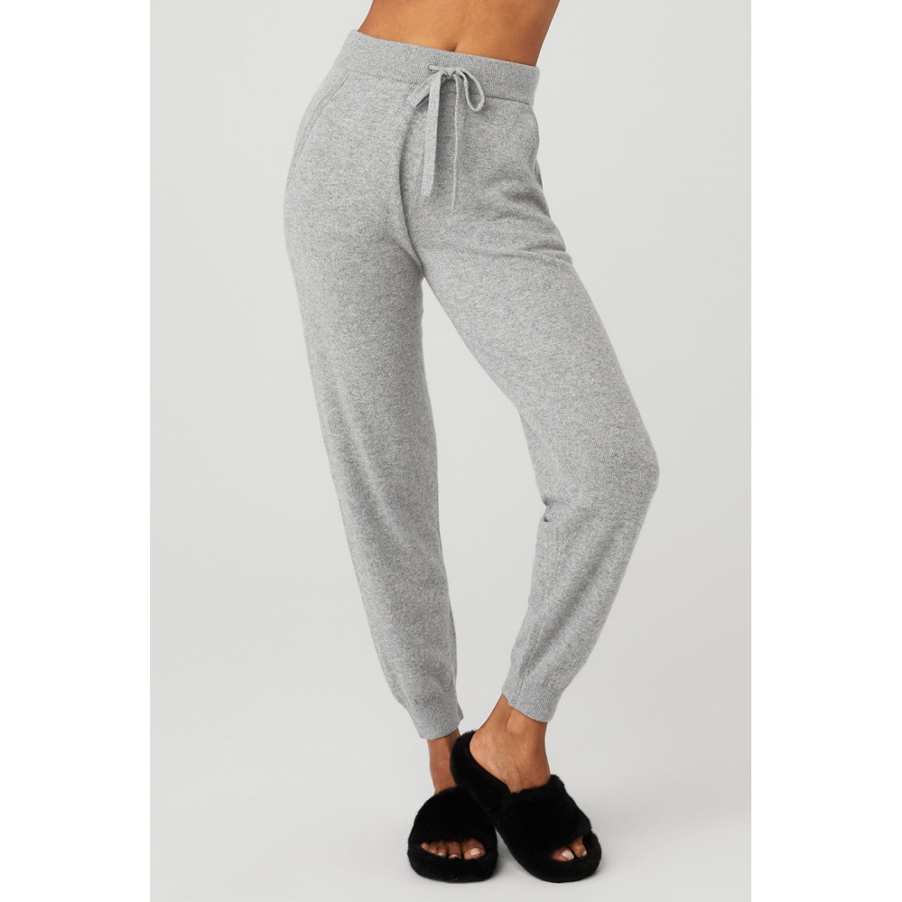 Pantalones Alo Yoga High-Cintura Cashmere Jet Set Mujer Grises | MX-21BUGM