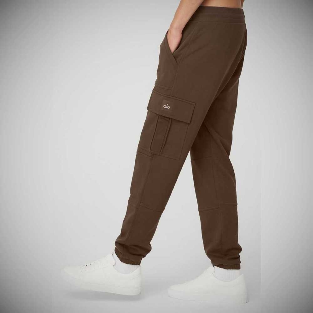 Pantalones Alo Yoga Highline Cargo Hombre Cafes | MX-58WDHC