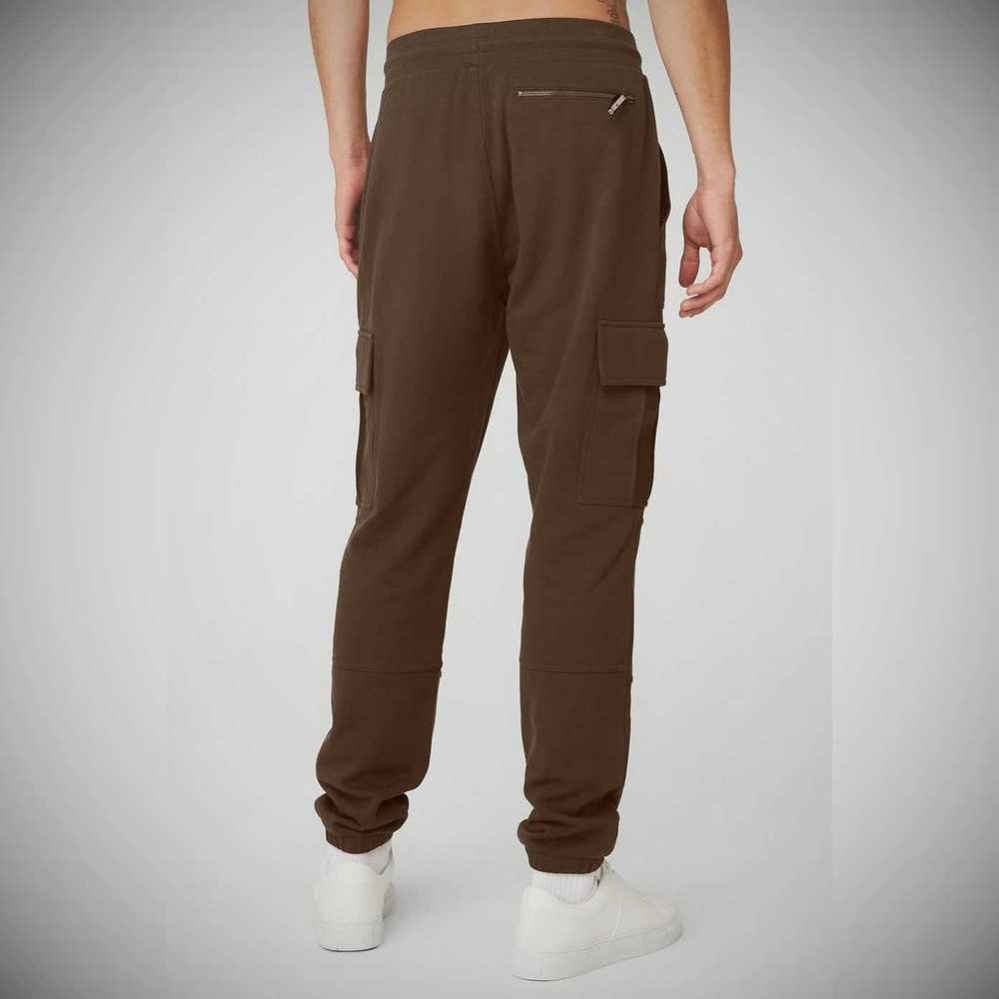 Pantalones Alo Yoga Highline Cargo Hombre Cafes | MX-58WDHC