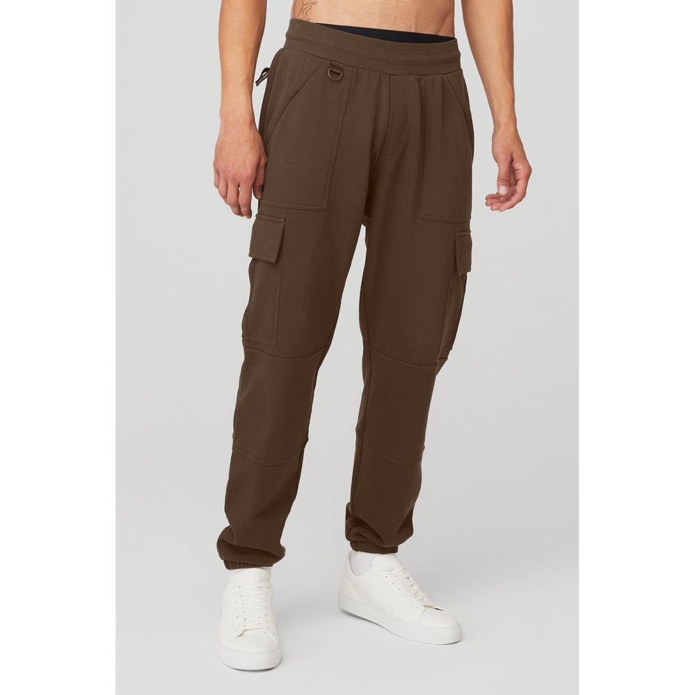 Pantalones Alo Yoga Highline Cargo Hombre Cafes | MX-58WDHC