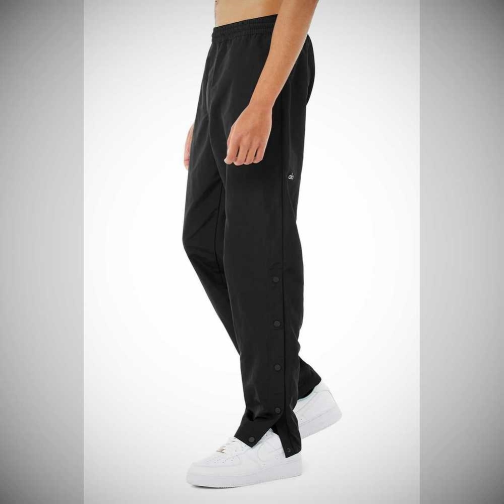 Pantalones Alo Yoga Legend Snap Hombre Negros | MX-23MFHJ