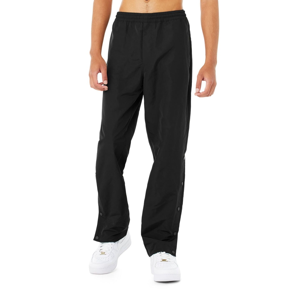 Pantalones Alo Yoga Legend Snap Hombre Negros | MX-23MFHJ