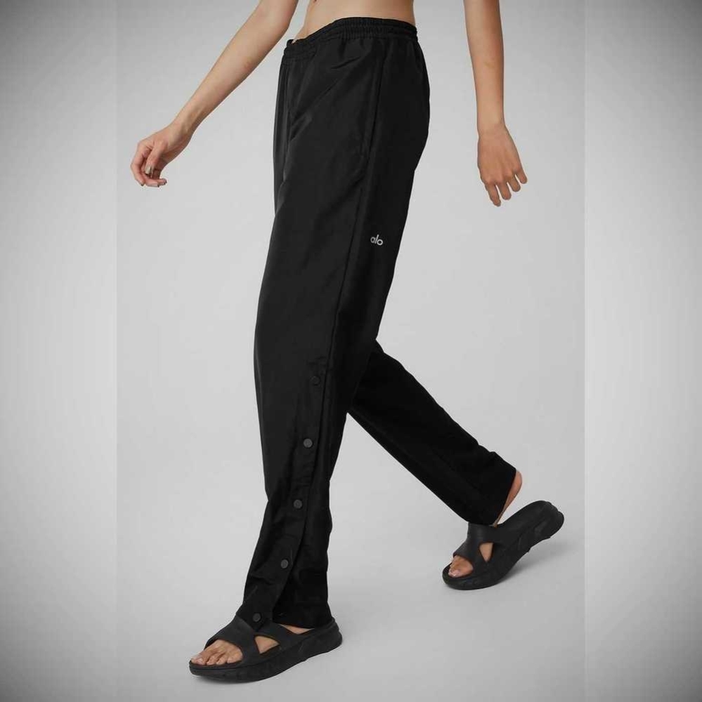 Pantalones Alo Yoga Legend Snap Mujer Negros | MX-71PUQF