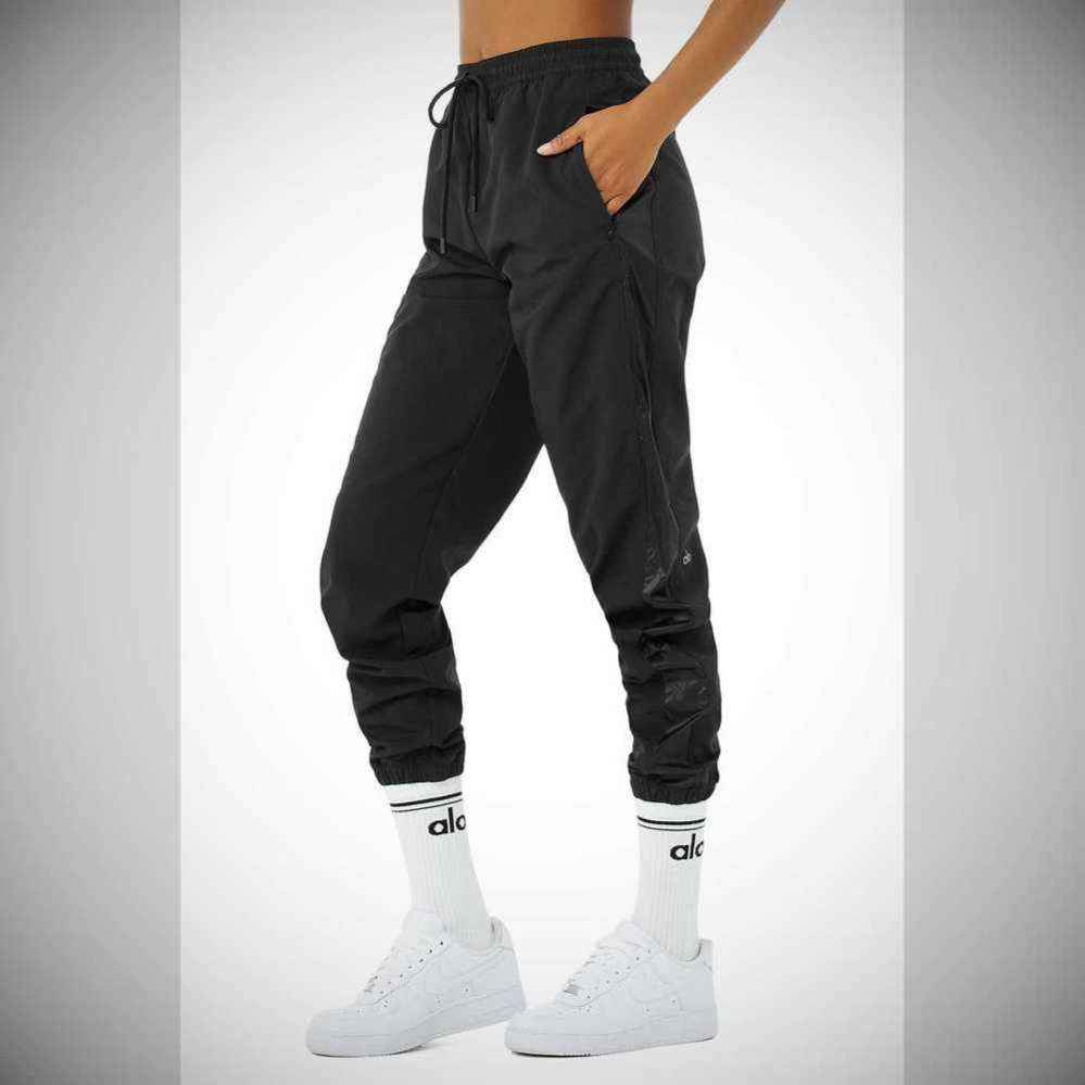 Pantalones Alo Yoga Remix Mujer Negros | MX-36QNCT