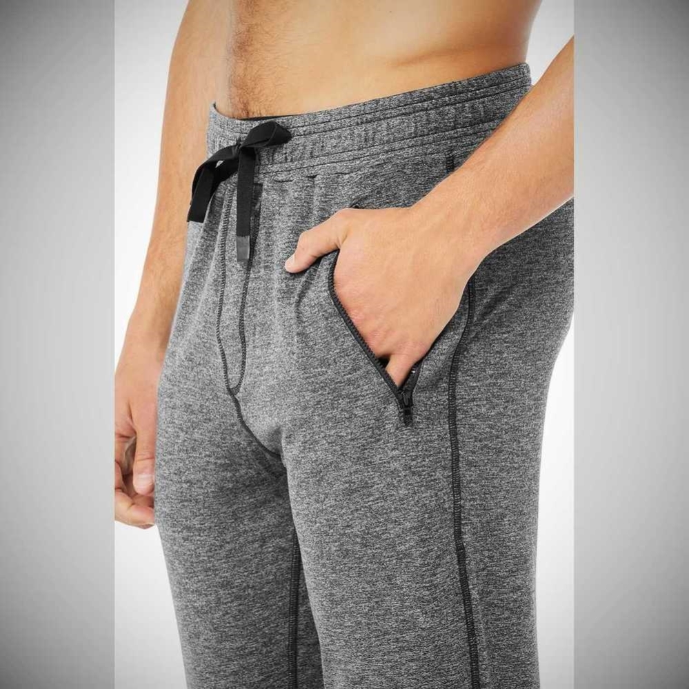 Pantalones Alo Yoga Renew Lounge Hombre Graphite Marl | MX-25KPHV