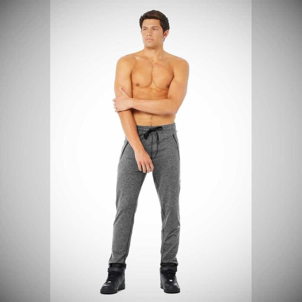 Pantalones Alo Yoga Renew Lounge Hombre Graphite Marl | MX-25KPHV