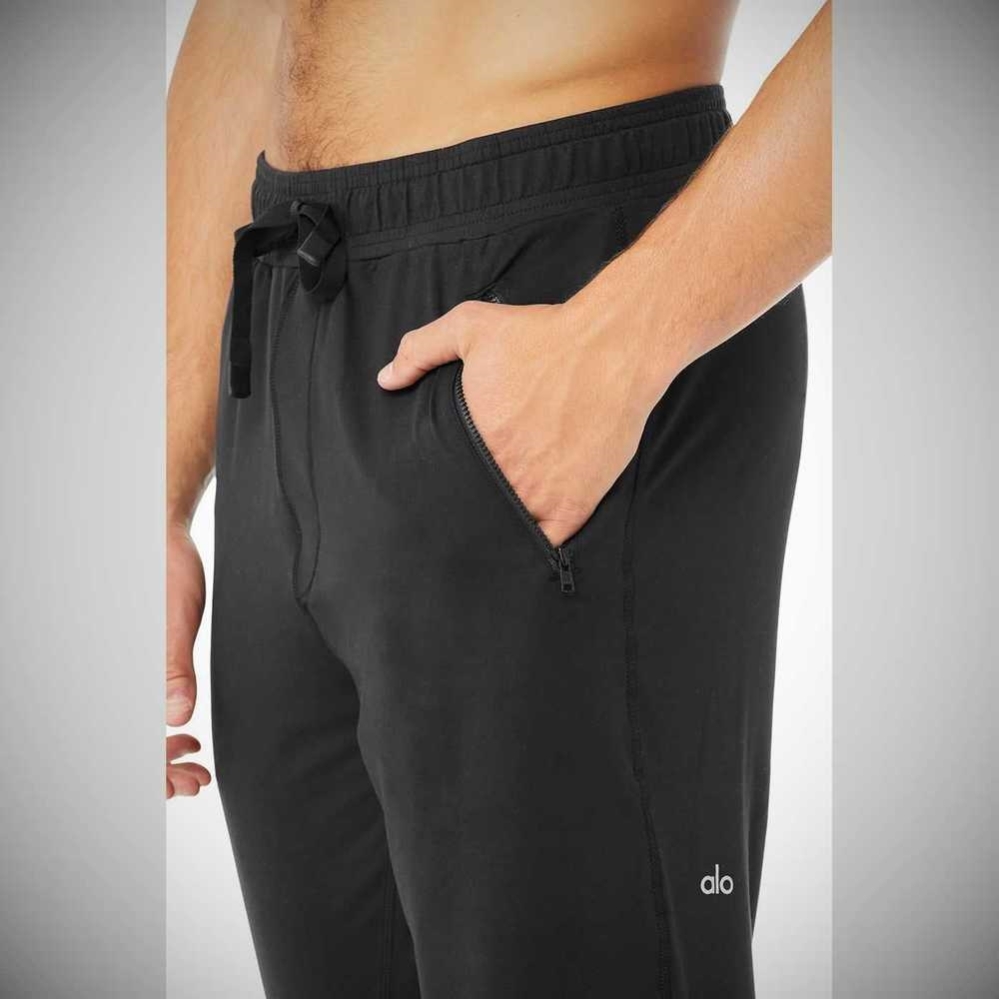 Pantalones Alo Yoga Renew Lounge Hombre Negros | MX-93LNFK