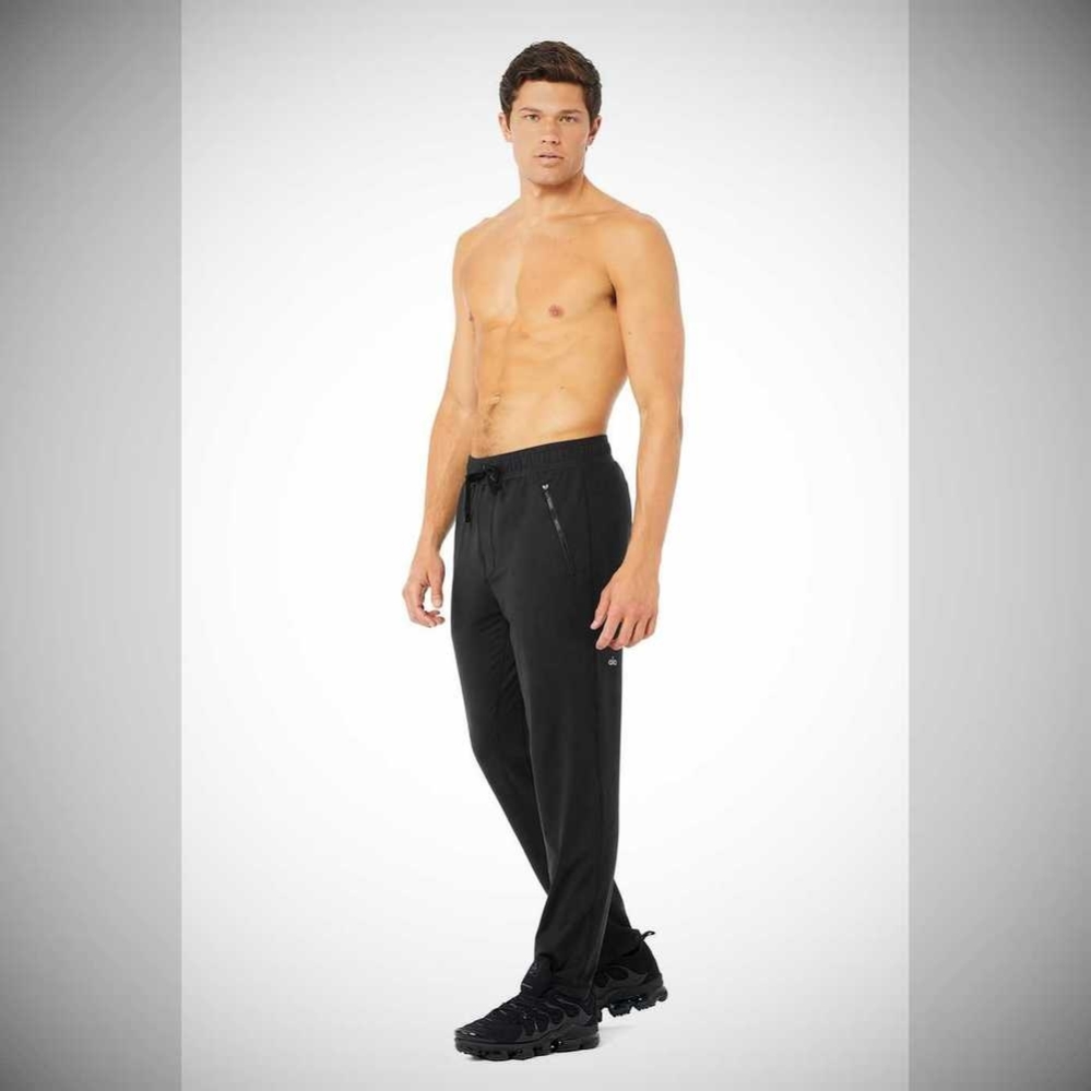 Pantalones Alo Yoga Renew Lounge Hombre Negros | MX-93LNFK