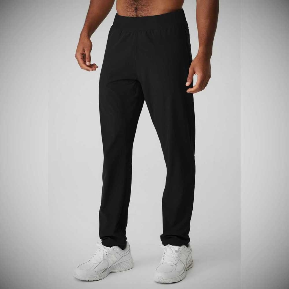 Pantalones Alo Yoga Repetition Hombre Negros | MX-82QNIF