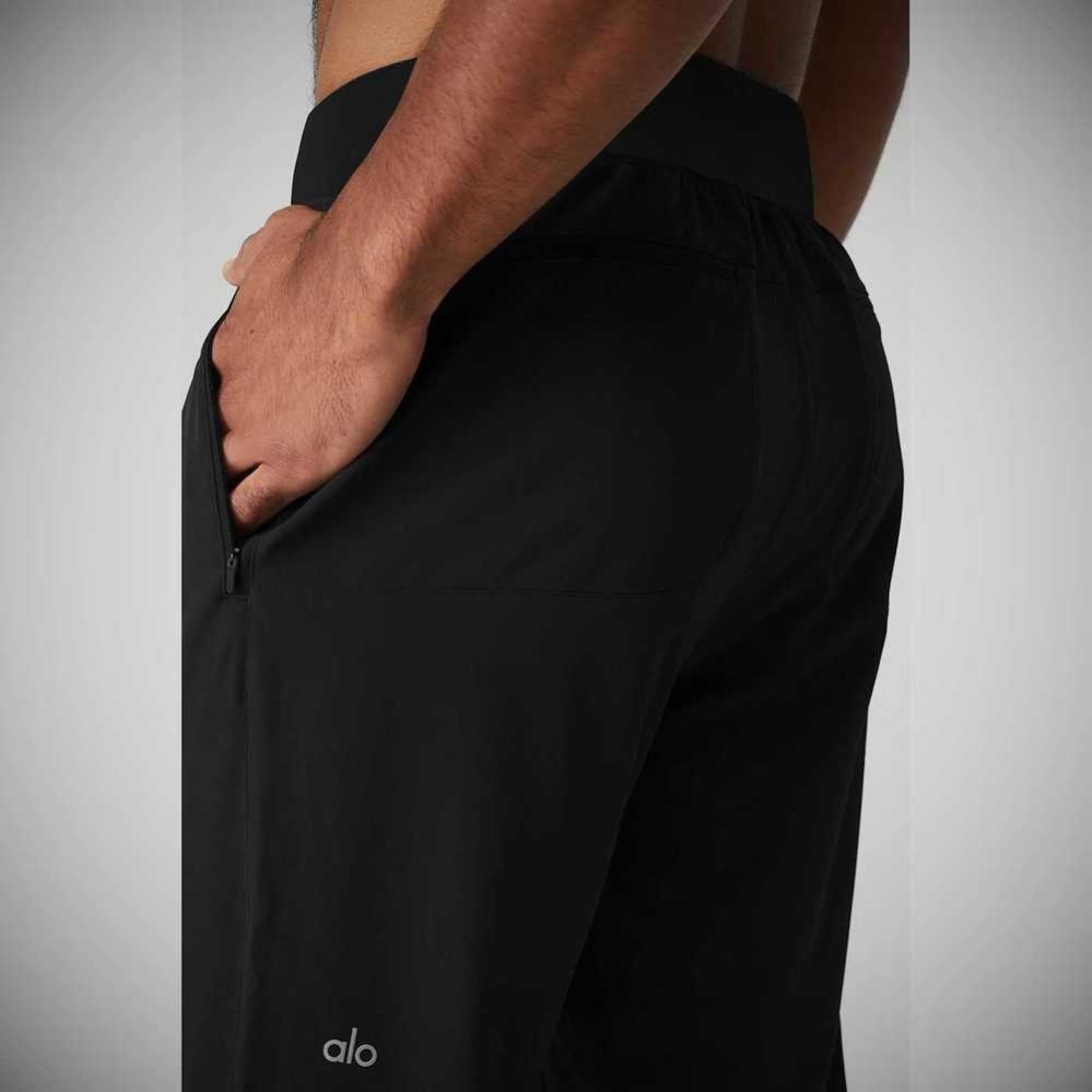 Pantalones Alo Yoga Repetition Hombre Negros | MX-82QNIF