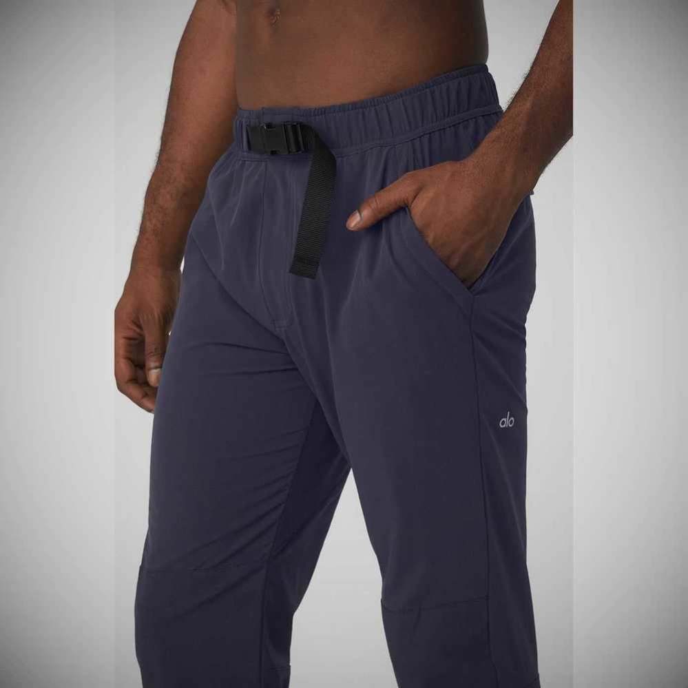 Pantalones Alo Yoga Talus Tech Hombre Azul Marino | MX-80TXQA