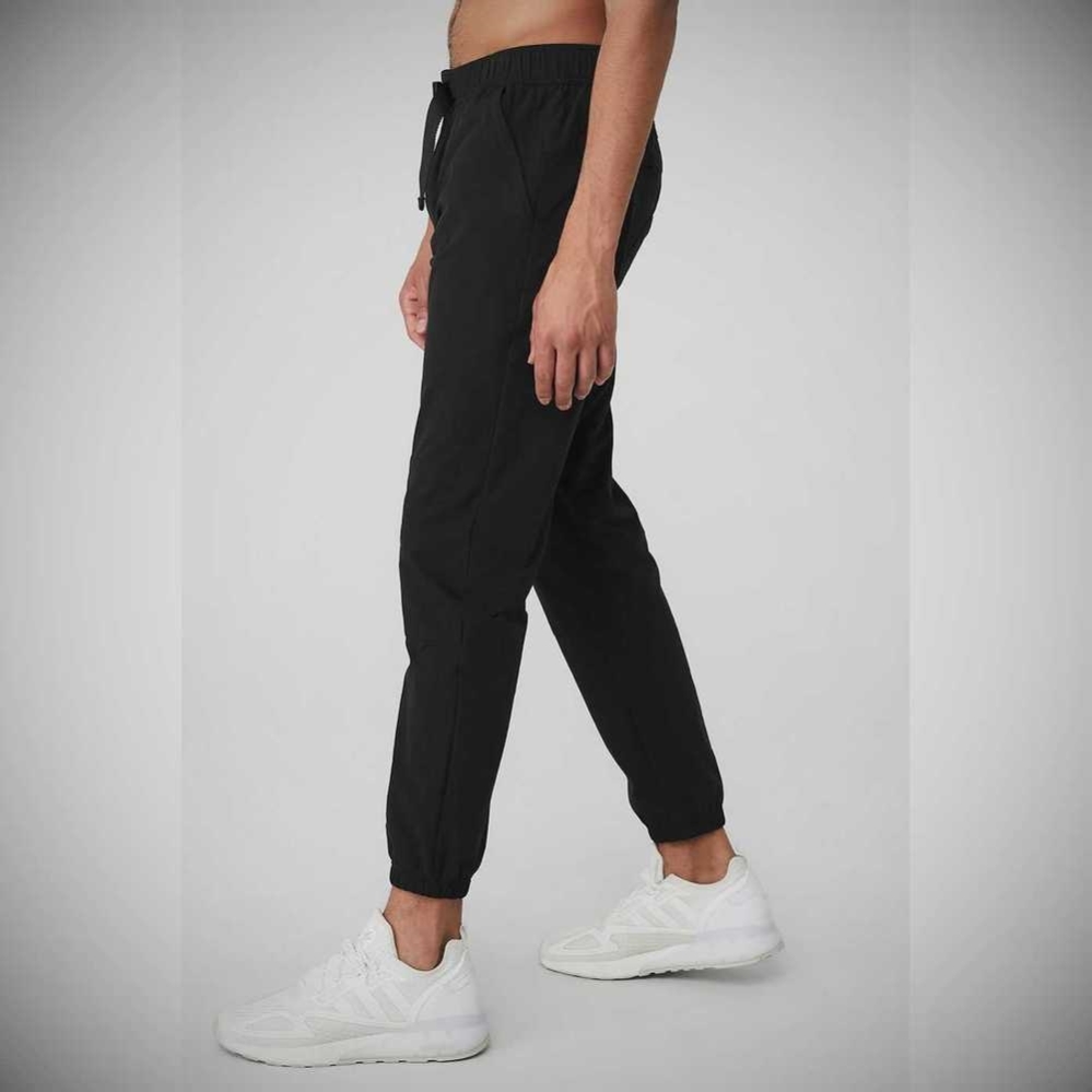 Pantalones Alo Yoga Talus Tech Hombre Negros | MX-38JBDE