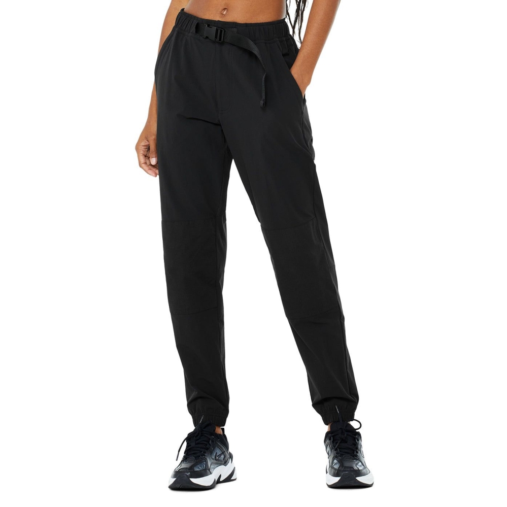 Pantalones Alo Yoga Talus Tech Mujer Negros | MX-36RXQI