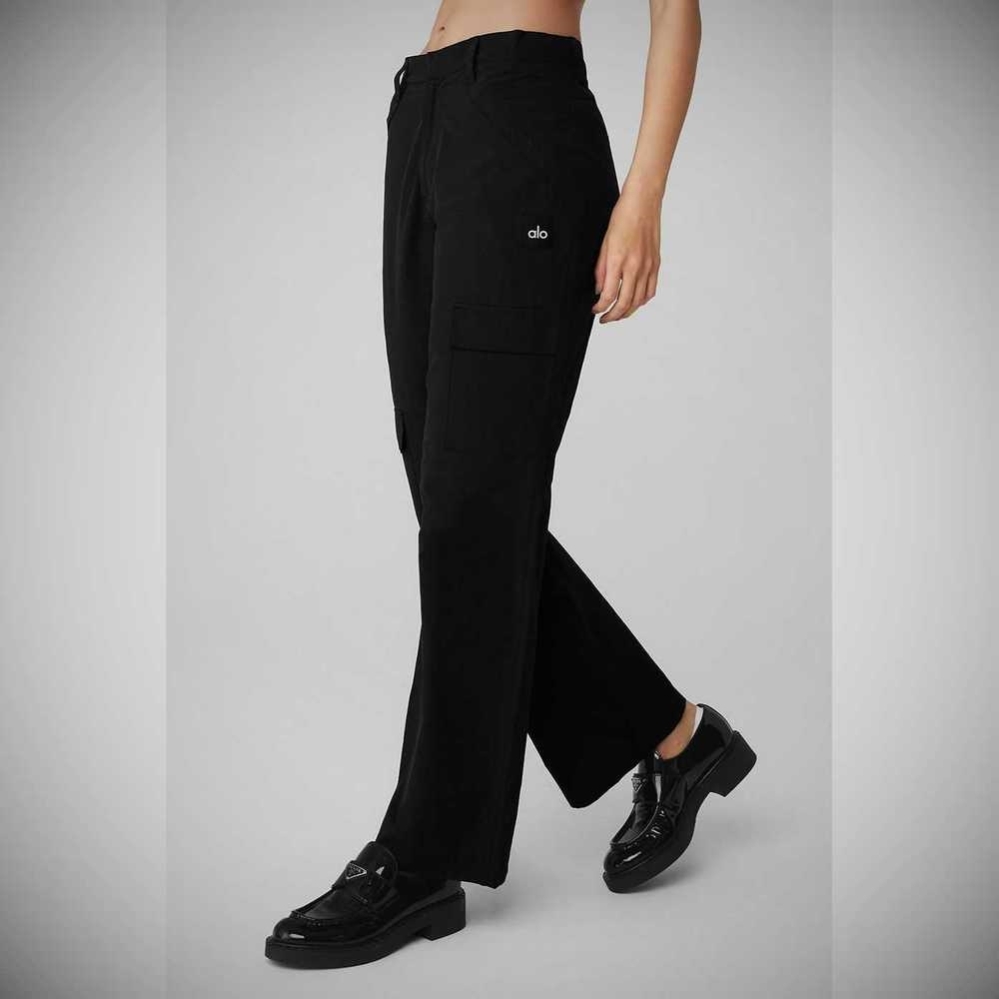 Pantalones Alo Yoga The Edge Trouser Mujer Negros | MX-95XLDV