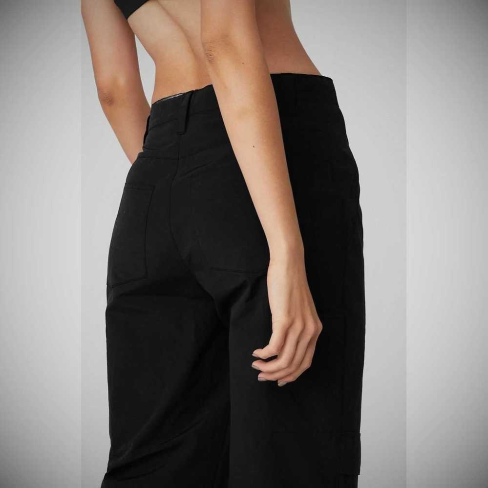 Pantalones Alo Yoga The Edge Trouser Mujer Negros | MX-95XLDV