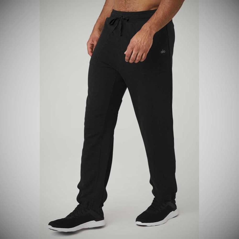 Pantalones Alo Yoga The Qualifier Hombre Negros | MX-12JNGC