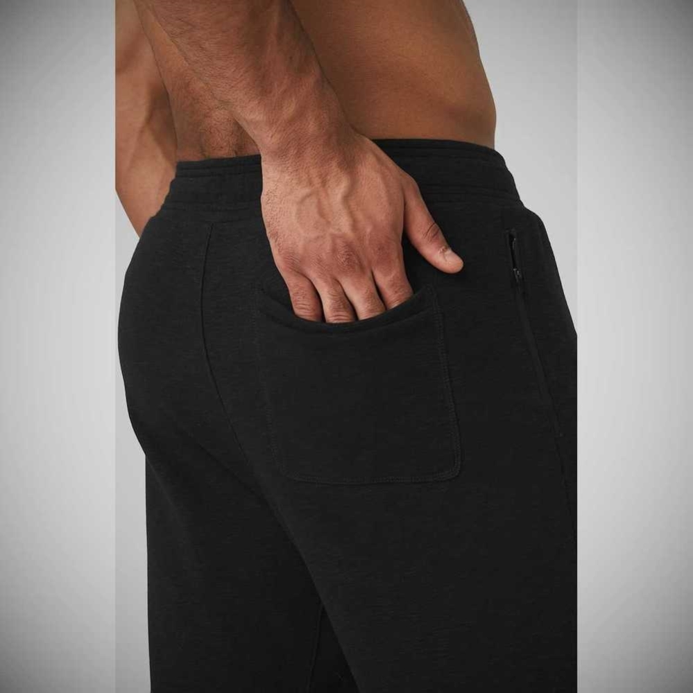 Pantalones Alo Yoga The Qualifier Hombre Negros | MX-12JNGC