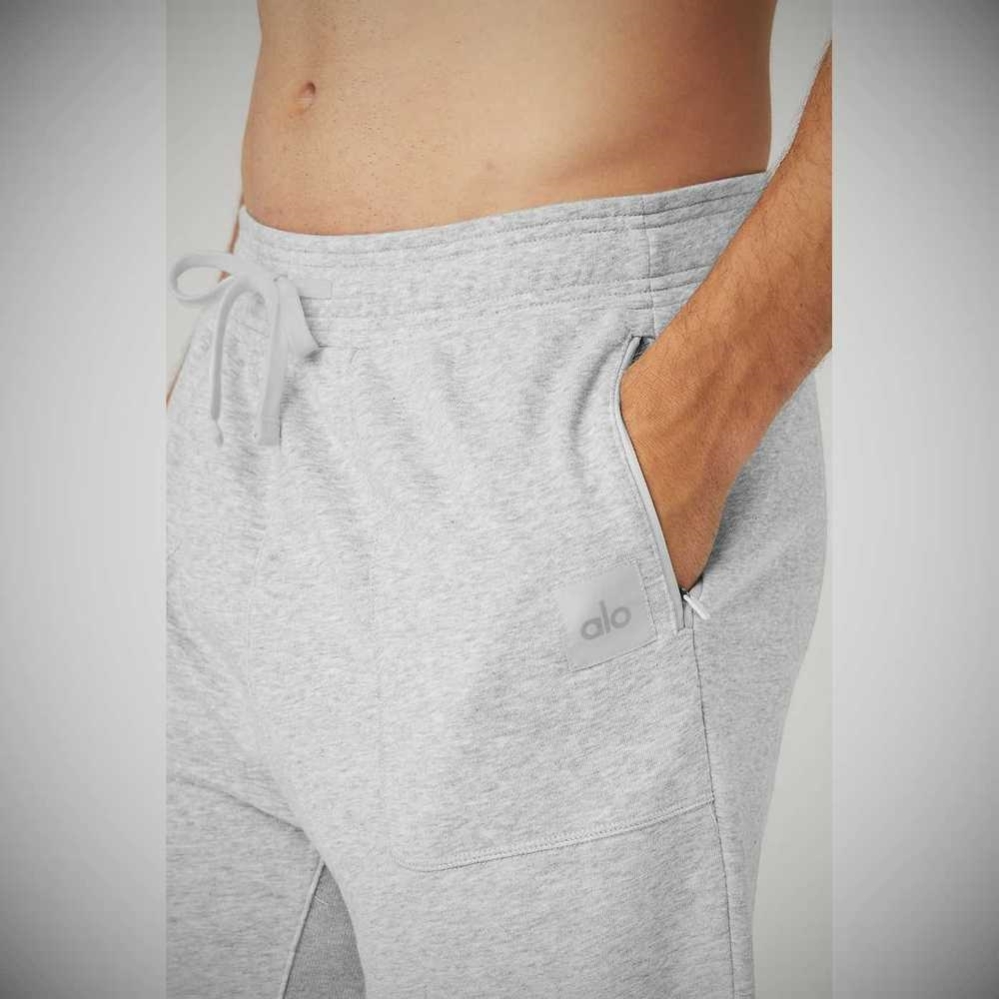 Pantalones Alo Yoga The Qualifier Hombre Grises | MX-83WNCK