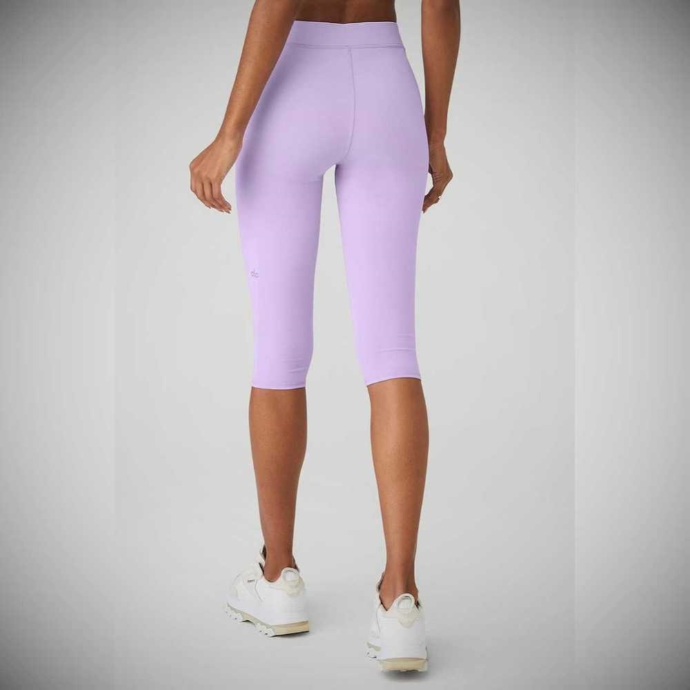 Pantalones Capri Alo Yoga Airbrush V-Cut Define Mujer Morados | MX-65UBMQ