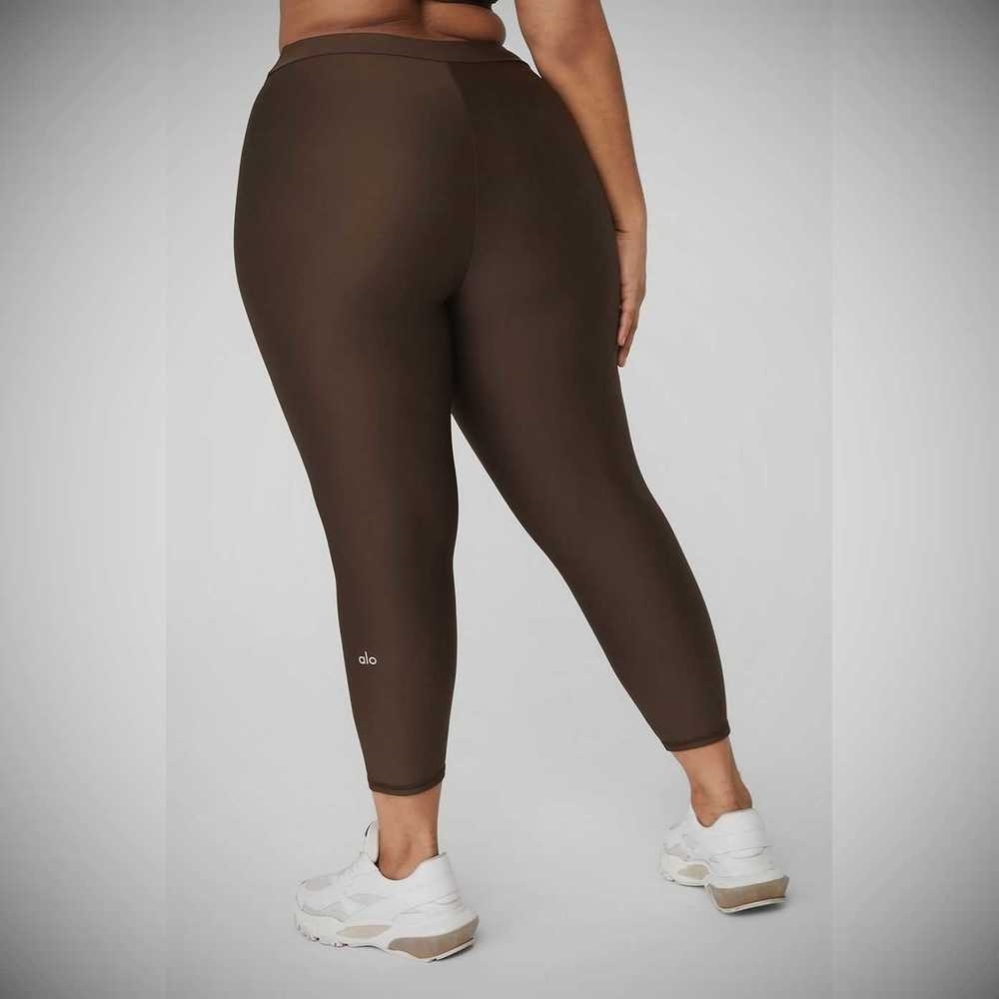 Pantalones Capri Alo Yoga Airlift High-Cintura Conceal-Zip Mujer Cafes | MX-97YWFN