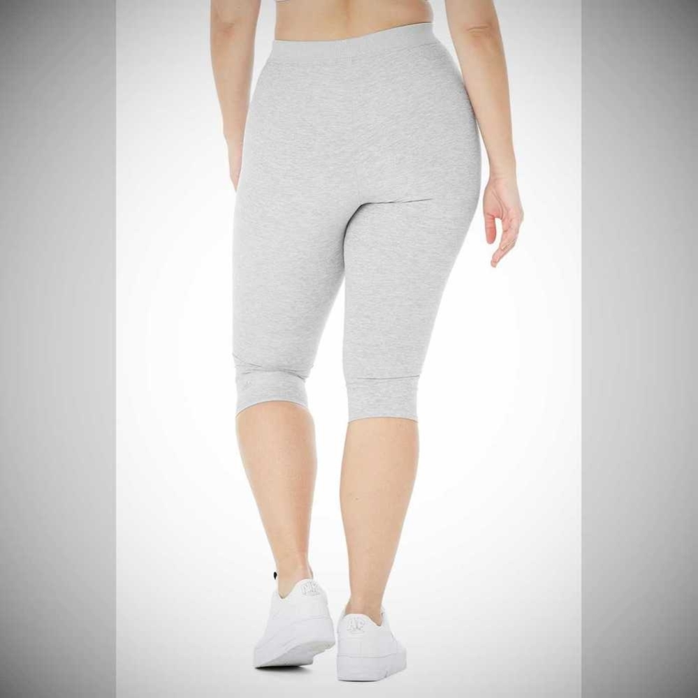 Pantalones Capri Alo Yoga Alosoft High-Cintura Iconic 90'S Mujer Grises | MX-26QLDO