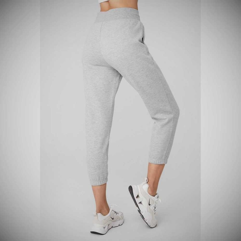 Pantalones Deportivos Alo Yoga 7/8 Easy Mujer Grises | MX-36RVKF