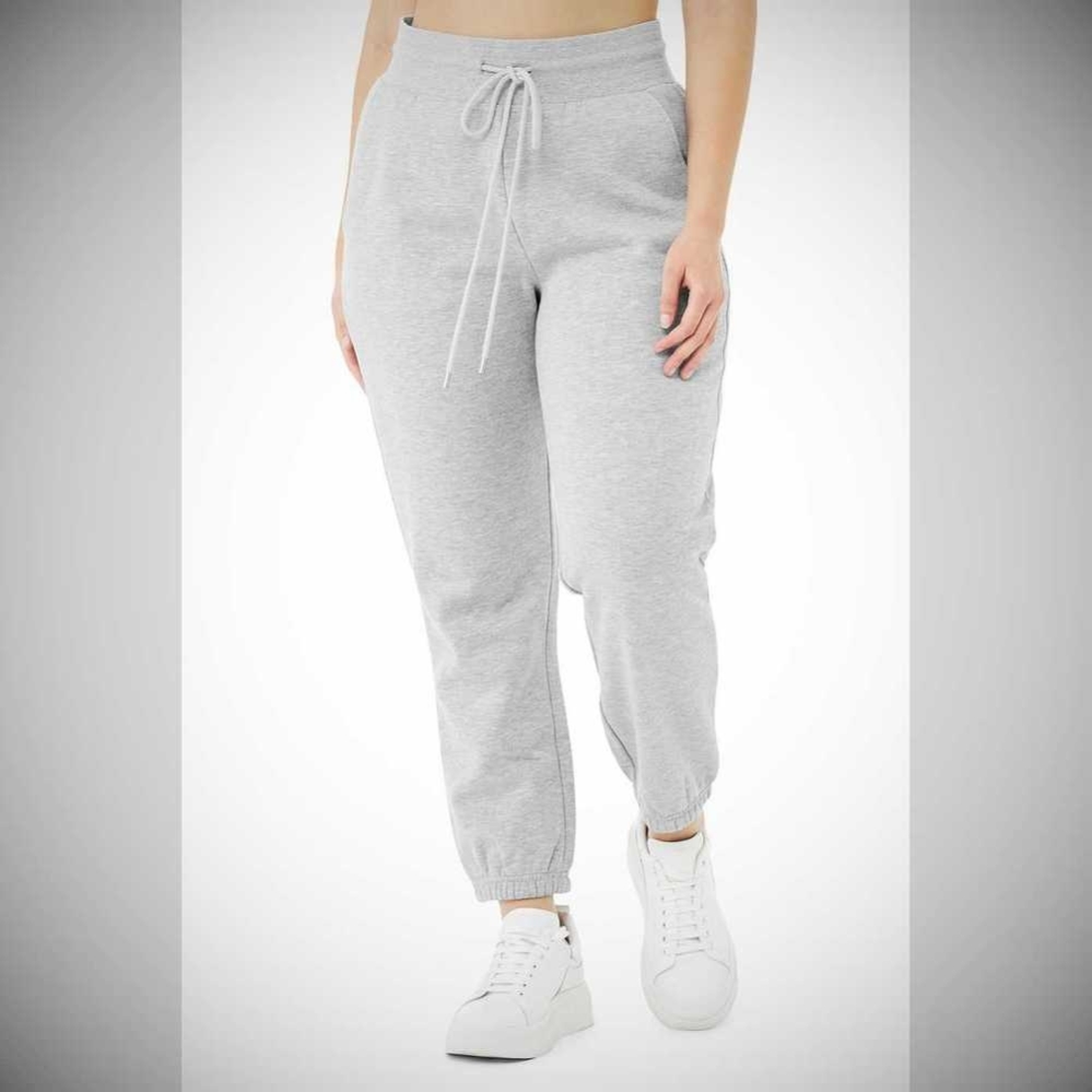 Pantalones Deportivos Alo Yoga 7/8 Easy Mujer Grises | MX-36RVKF