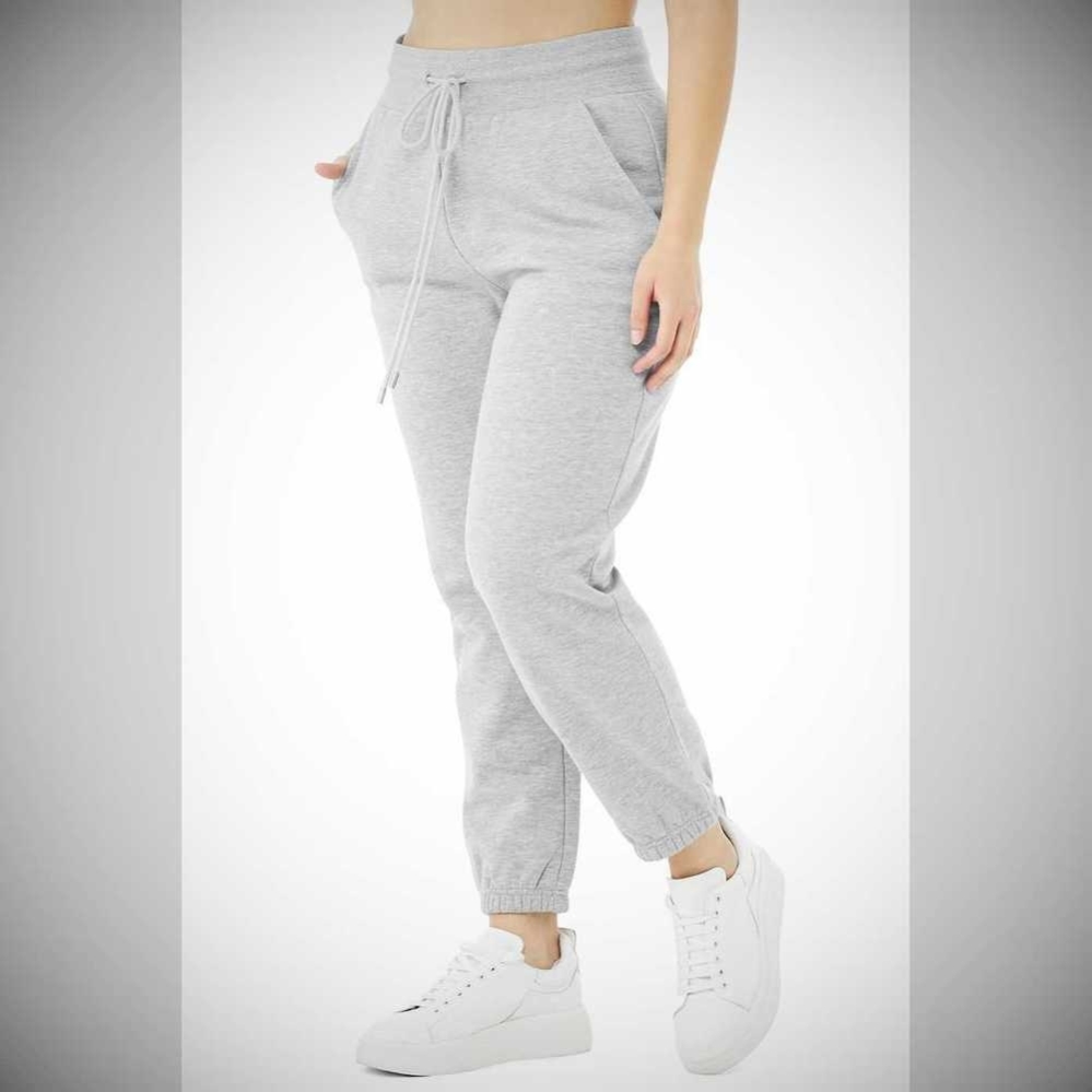 Pantalones Deportivos Alo Yoga 7/8 Easy Mujer Grises | MX-36RVKF