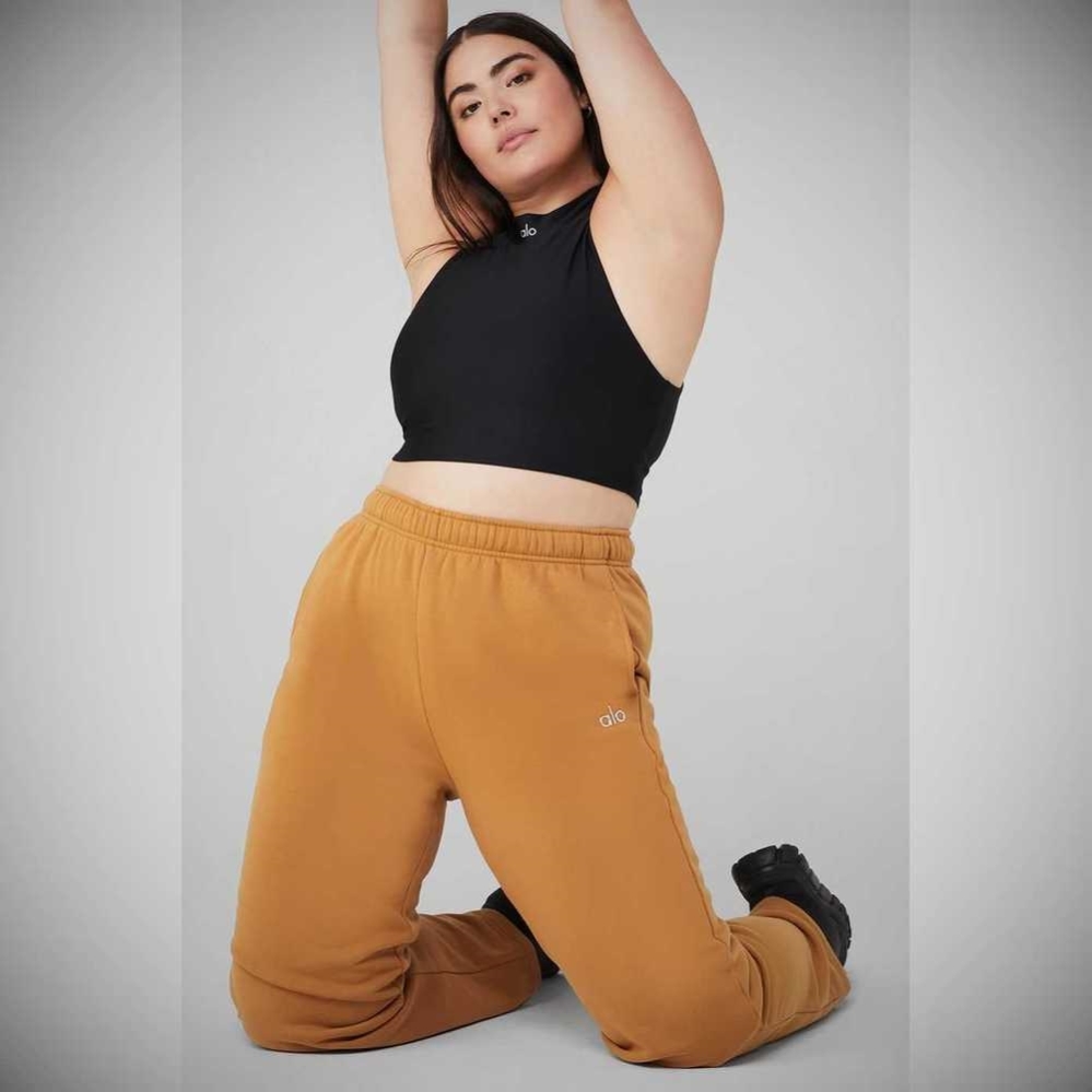 Pantalones Deportivos Alo Yoga Accolade Directo Leg Mujer Toffee | MX-06MIBA