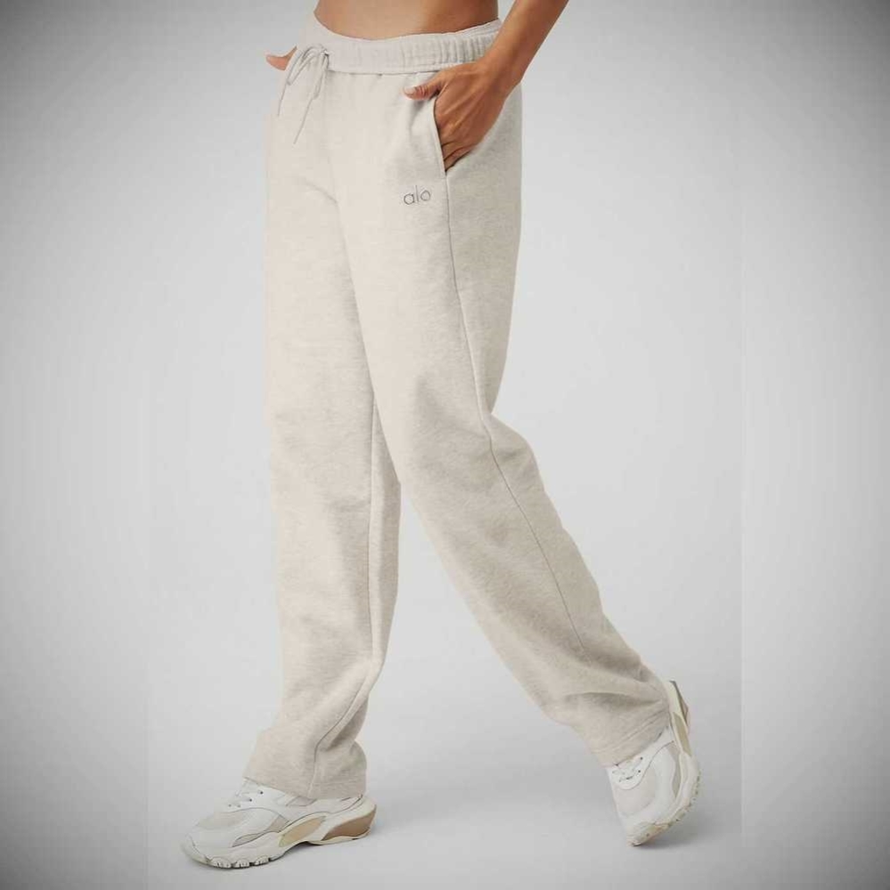 Pantalones Deportivos Alo Yoga Accolade Directo Leg Mujer Beige | MX-08PECV