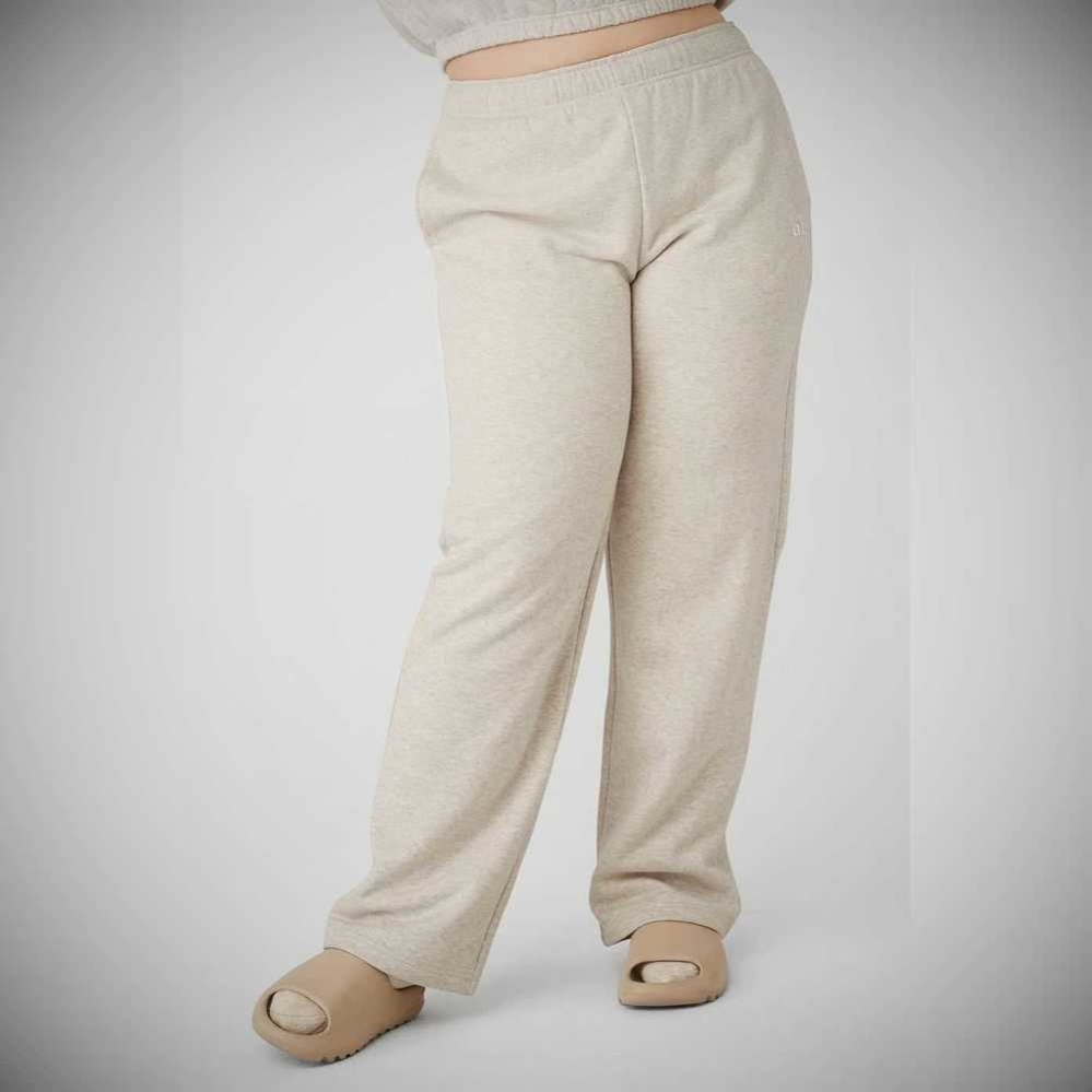 Pantalones Deportivos Alo Yoga Accolade Directo Leg Mujer Beige | MX-08PECV