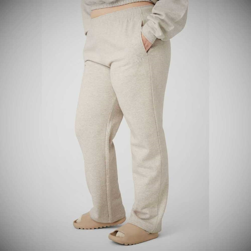 Pantalones Deportivos Alo Yoga Accolade Directo Leg Mujer Beige | MX-08PECV