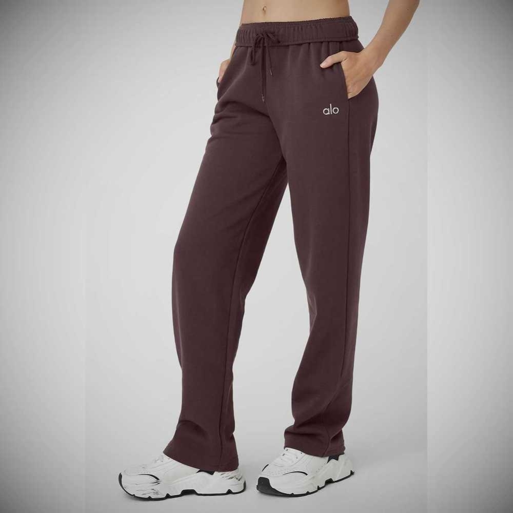 Pantalones Deportivos Alo Yoga Accolade Directo Leg Mujer Morados Grises | MX-09XGFU