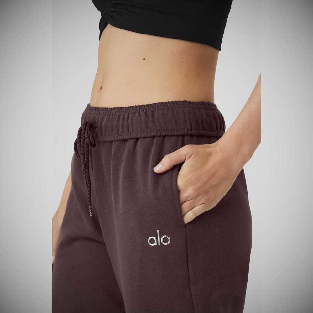 Pantalones Deportivos Alo Yoga Accolade Directo Leg Mujer Morados Grises | MX-09XGFU