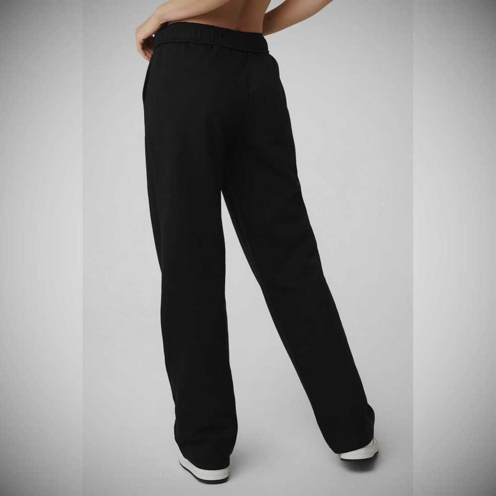 Pantalones Deportivos Alo Yoga Accolade Directo Leg Mujer Negros | MX-10XHMS