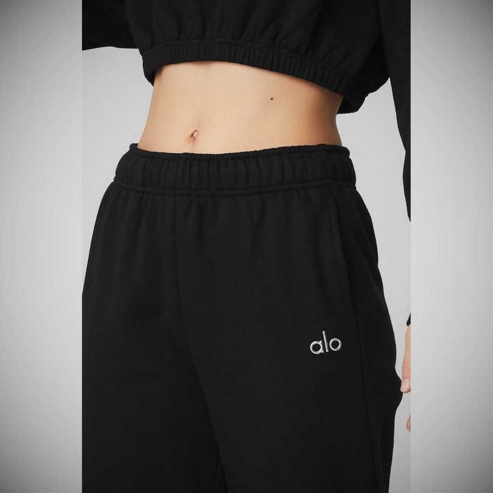 Pantalones Deportivos Alo Yoga Accolade Mujer Negros | MX-15SJVX