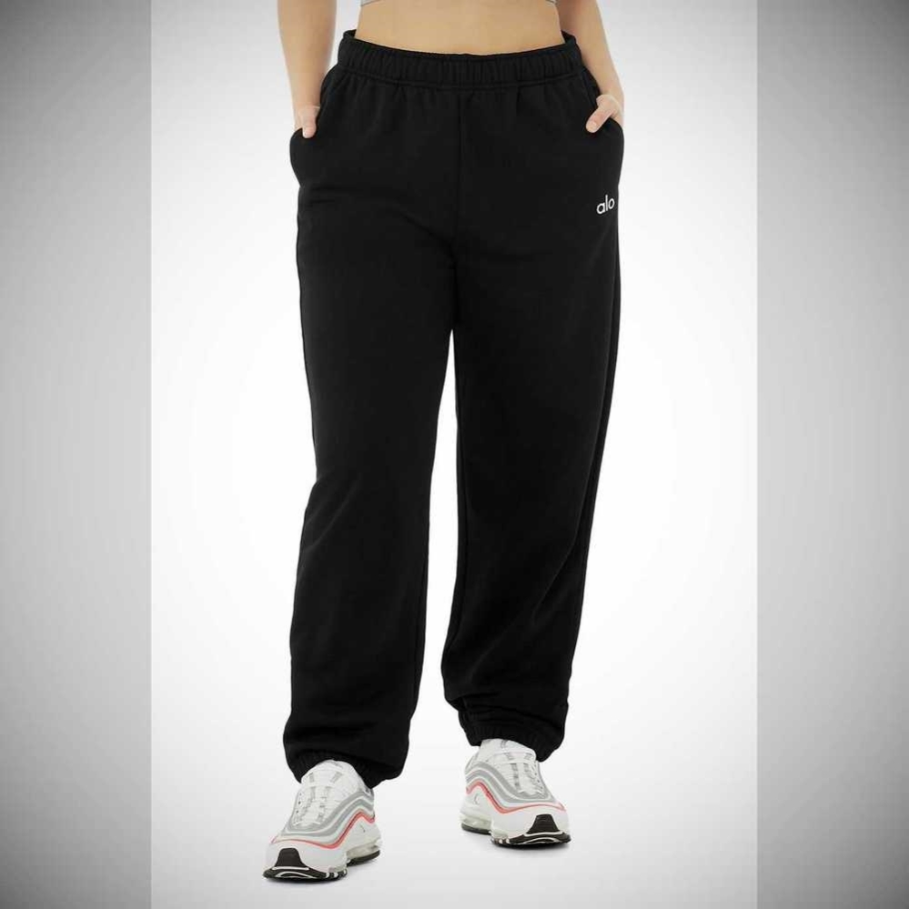 Pantalones Deportivos Alo Yoga Accolade Mujer Negros | MX-15SJVX