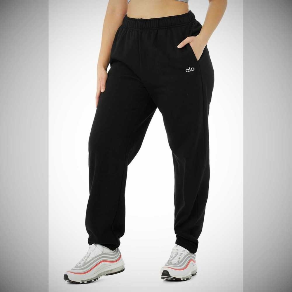 Pantalones Deportivos Alo Yoga Accolade Mujer Negros | MX-15SJVX