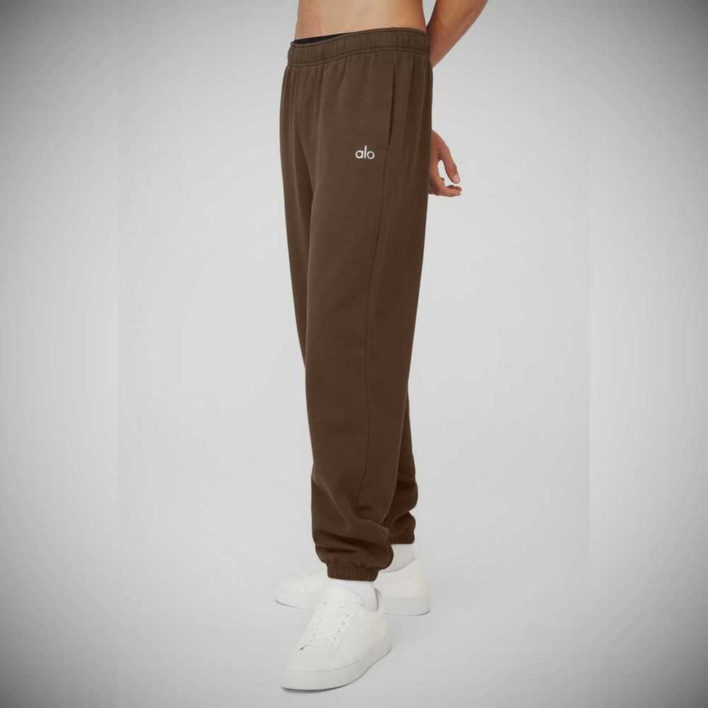 Pantalones Deportivos Alo Yoga Accolade Hombre Cafes | MX-18SXZN