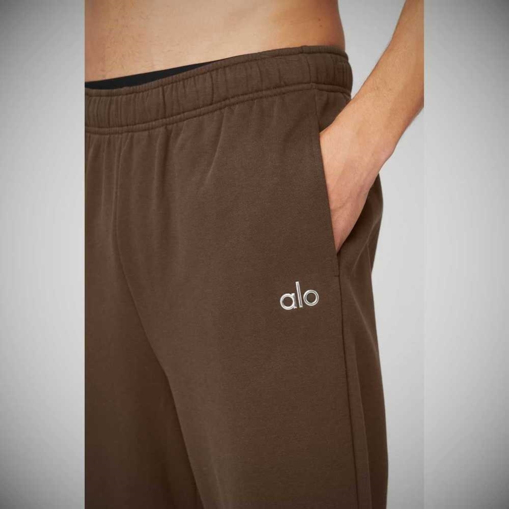 Pantalones Deportivos Alo Yoga Accolade Hombre Cafes | MX-18SXZN