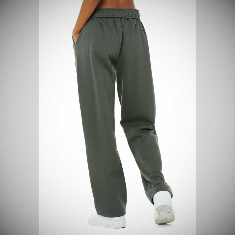 Pantalones Deportivos Alo Yoga Accolade Directo Leg Mujer Verdes Oscuro | MX-30YJHQ