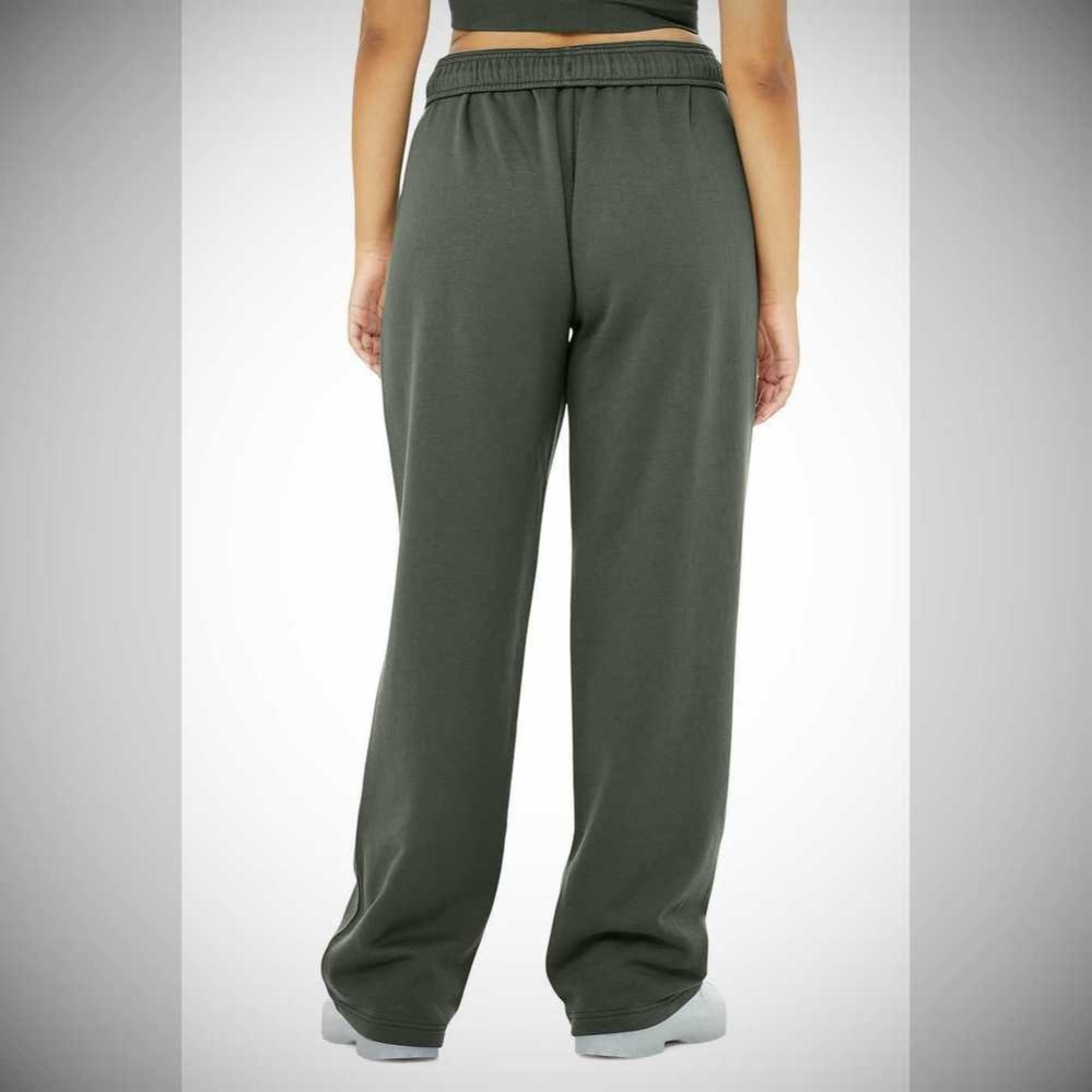 Pantalones Deportivos Alo Yoga Accolade Directo Leg Mujer Verdes Oscuro | MX-30YJHQ