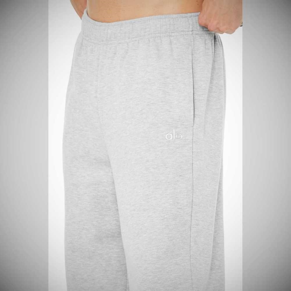 Pantalones Deportivos Alo Yoga Accolade Directo Leg Hombre Grises | MX-35ATEP