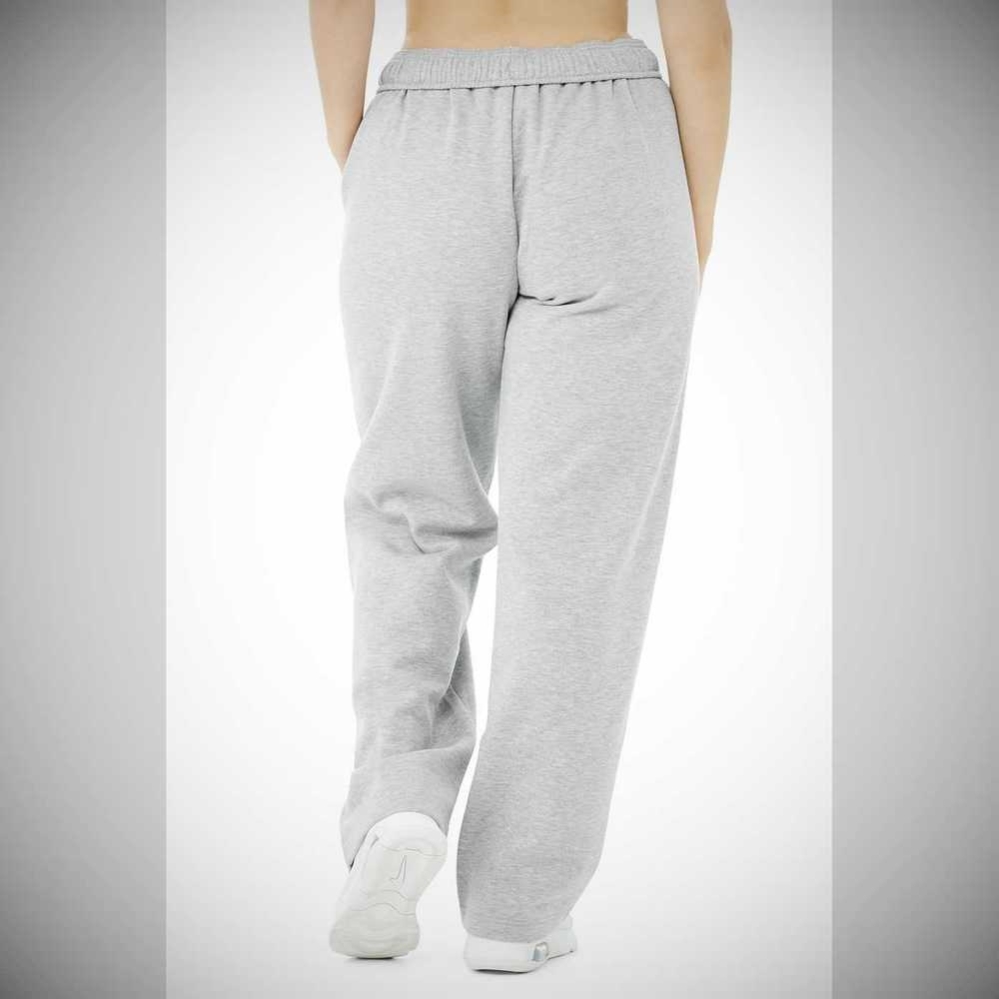 Pantalones Deportivos Alo Yoga Accolade Directo Leg Mujer Grises | MX-60SZAQ