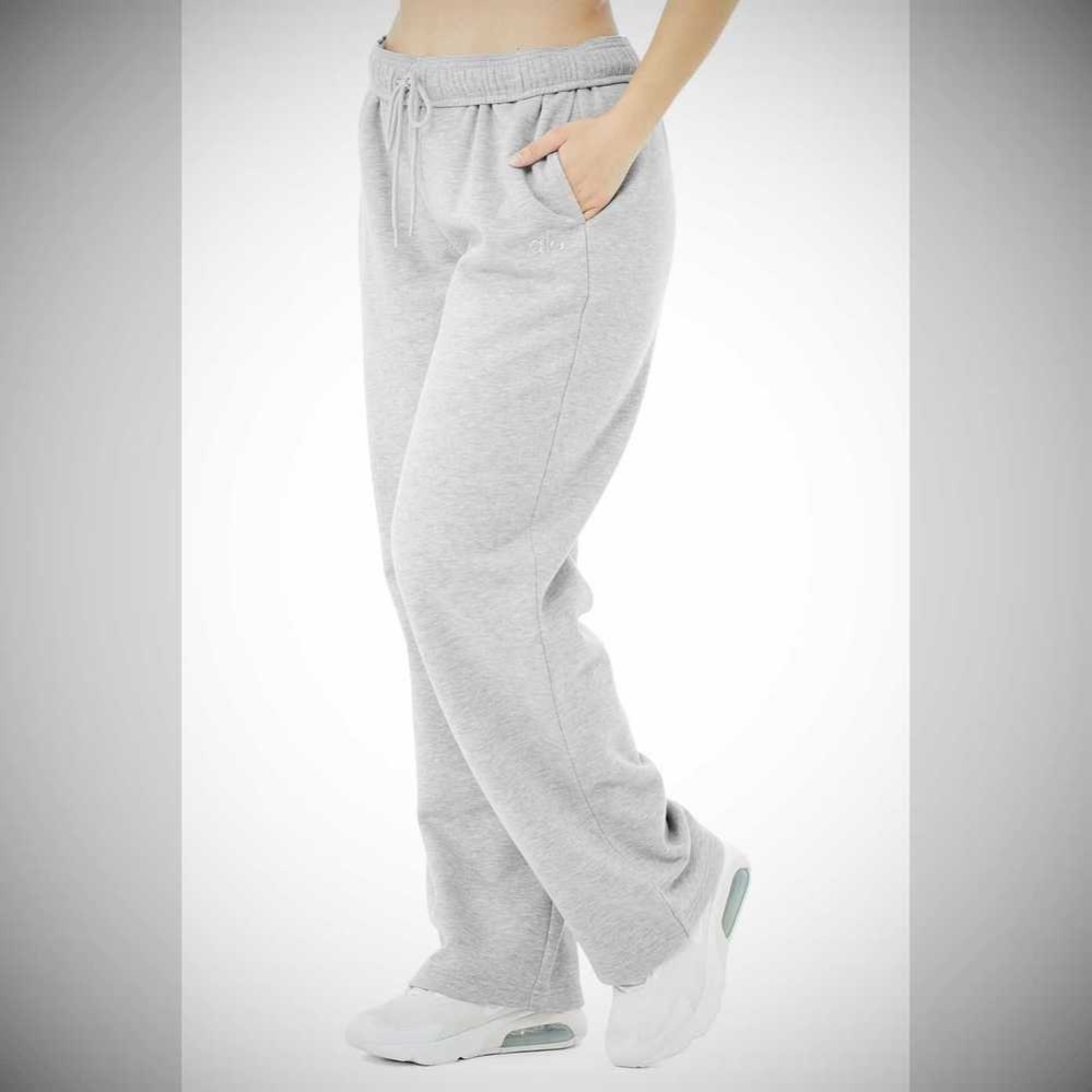 Pantalones Deportivos Alo Yoga Accolade Directo Leg Mujer Grises | MX-60SZAQ