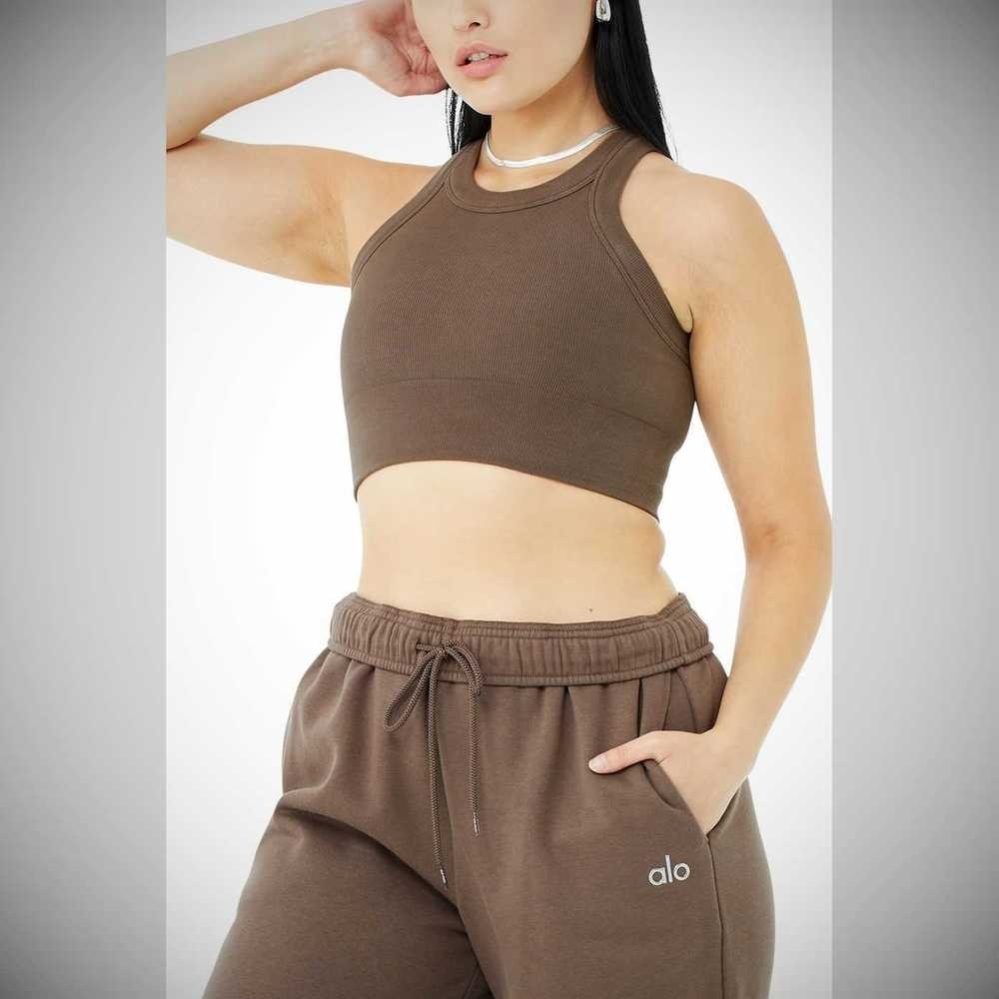 Pantalones Deportivos Alo Yoga Accolade Mujer Cafes | MX-68TPHX