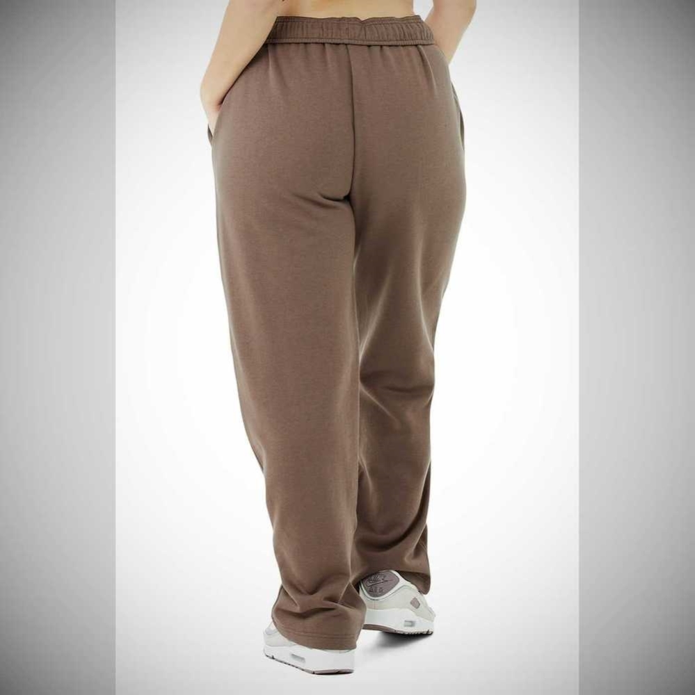 Pantalones Deportivos Alo Yoga Accolade Directo Leg Mujer Cafes | MX-69NVTK