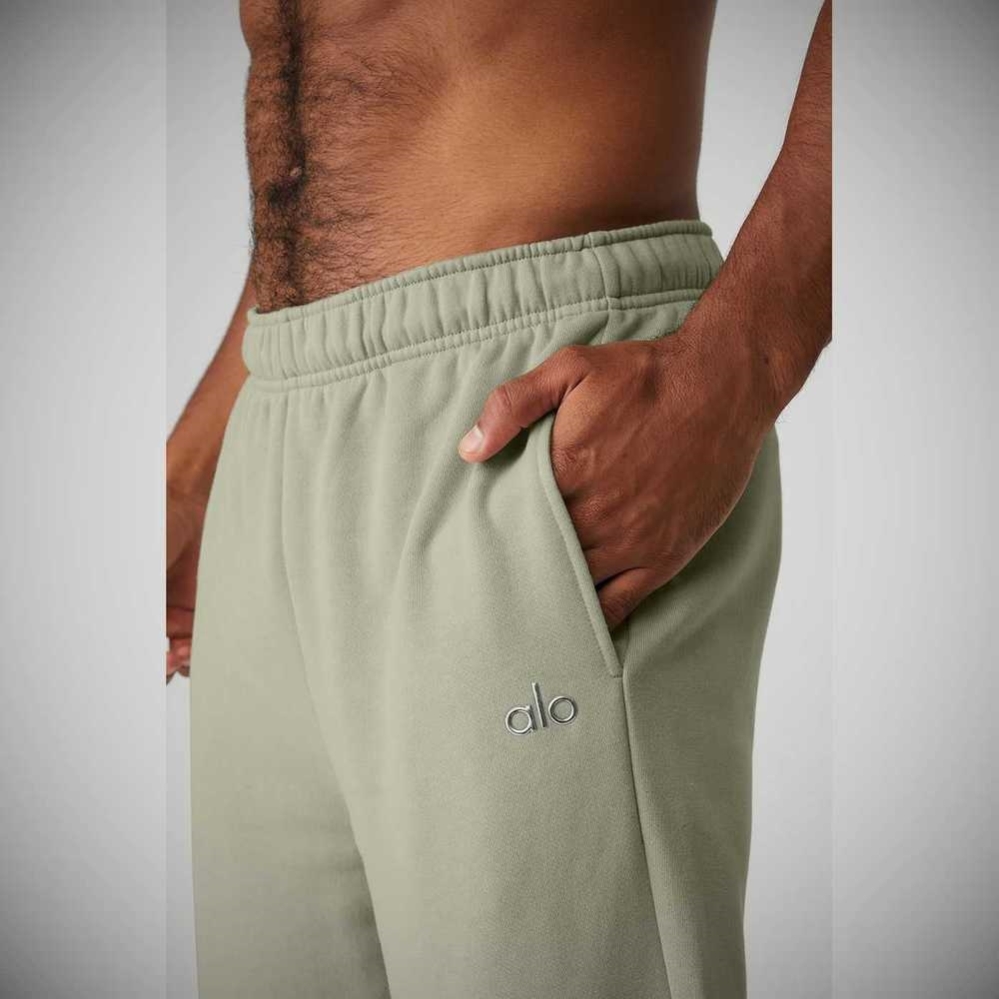 Pantalones Deportivos Alo Yoga Accolade Directo Leg Hombre Grises | MX-73QPGM